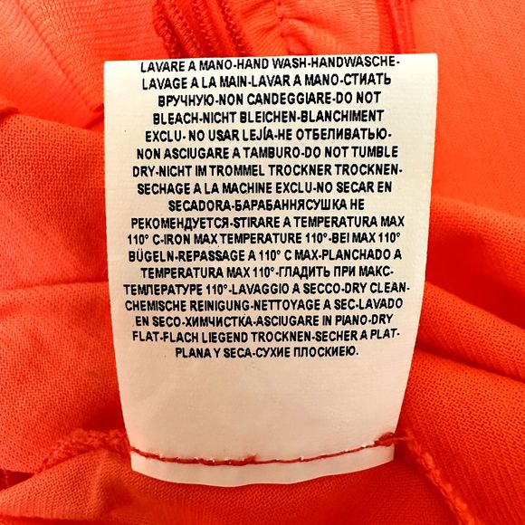 New Gran Sasso Coral Sleeveless 100% Cotton Ruffle Top SZ 8 Made in Italy - Picture 9 of 9